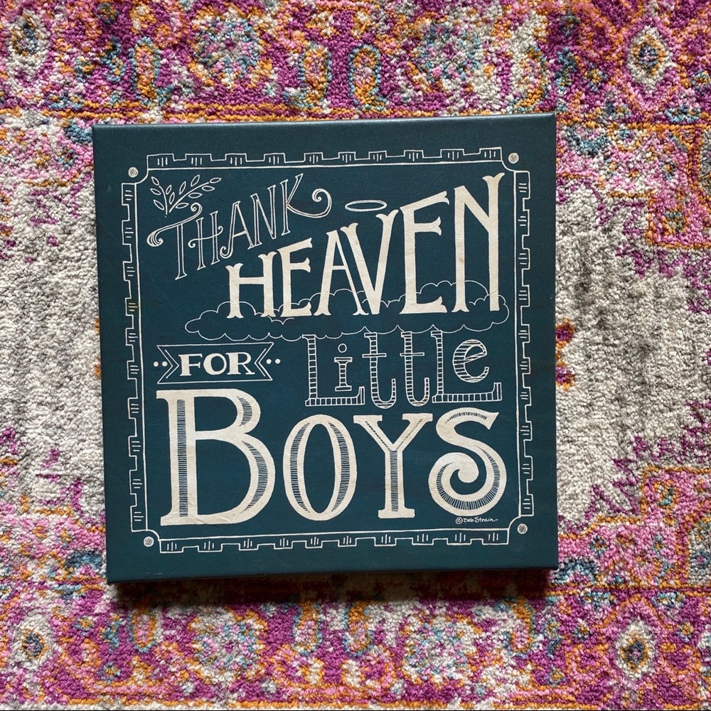 HOBBY LOBBY • thank heaven for little boys picture